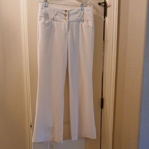 Elegant White Women's Pants